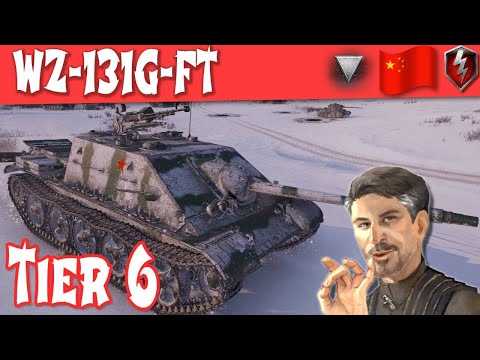 WOT Blitz - WZ-131G-FT Tier 6 Chinese Tank Destroyer Full Tank Review ||WOT Blitz||
