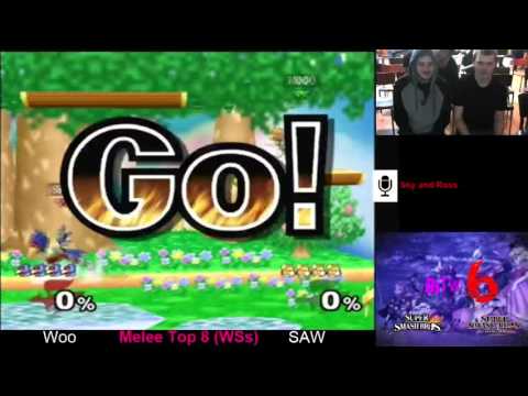 BitW6 Melee - Winners Semi -  Woo vs  Saw