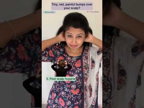 Have you ever noticed tiny, red, painful bumps over your scalp❓