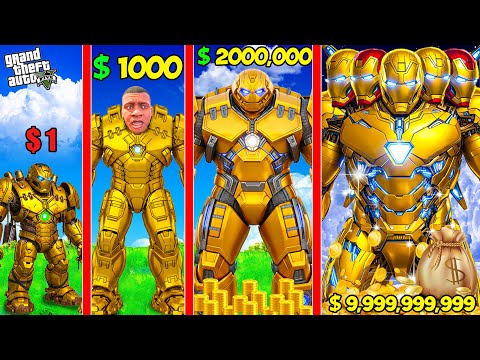 $1 GOLD HULKBUSTER to $1,000,000,000 GOLD HULKBUSTER in GTA 5