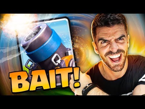 NOVO DECK BAIT DE MORTEIRO NO CLASH ROYALE!