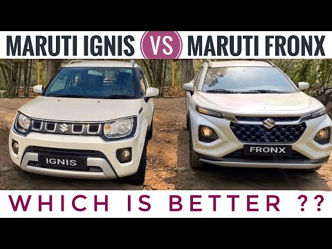 Maruti Suzuki Ignis vs Fronx - Shocking Reality! |  Maruti Fronx 2023 Base Model vs Ignis Top Model