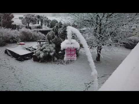 Germany. Winter in Nordhessen 2 Tage vor Heiligabend.