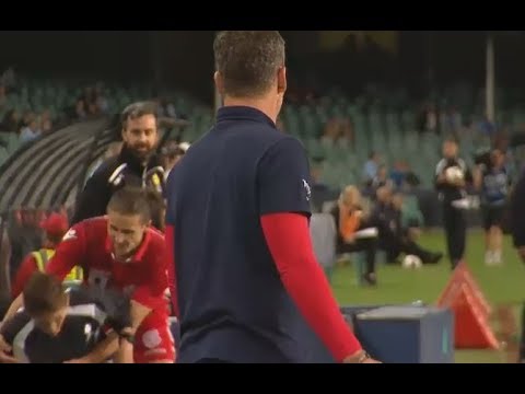 Michael Marrone Tackles Ballboy! FFA Cup Final 2017