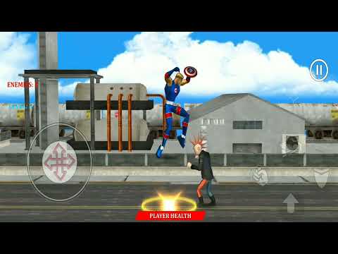 Captain Hero - Super Fight - Walkthrough Levels 1-5 - Android Gameplay
