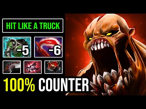 HIT LIKE A TRUCK Max Armor Redcuct Lifestealer 100% Counter Any Hero Crazy 8K MMR DotA 2
