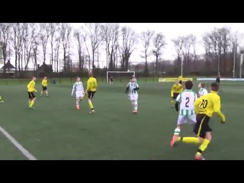 30-01-2016 : Halsteren D1 - Kloetinge D1 ; tweede helft