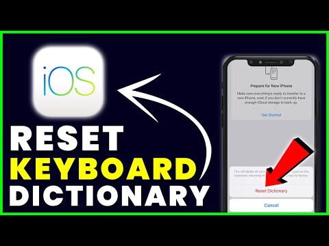 How To Reset Keyboard Dictionary On iPhone | Remove Keyboard Suggestions (2022)