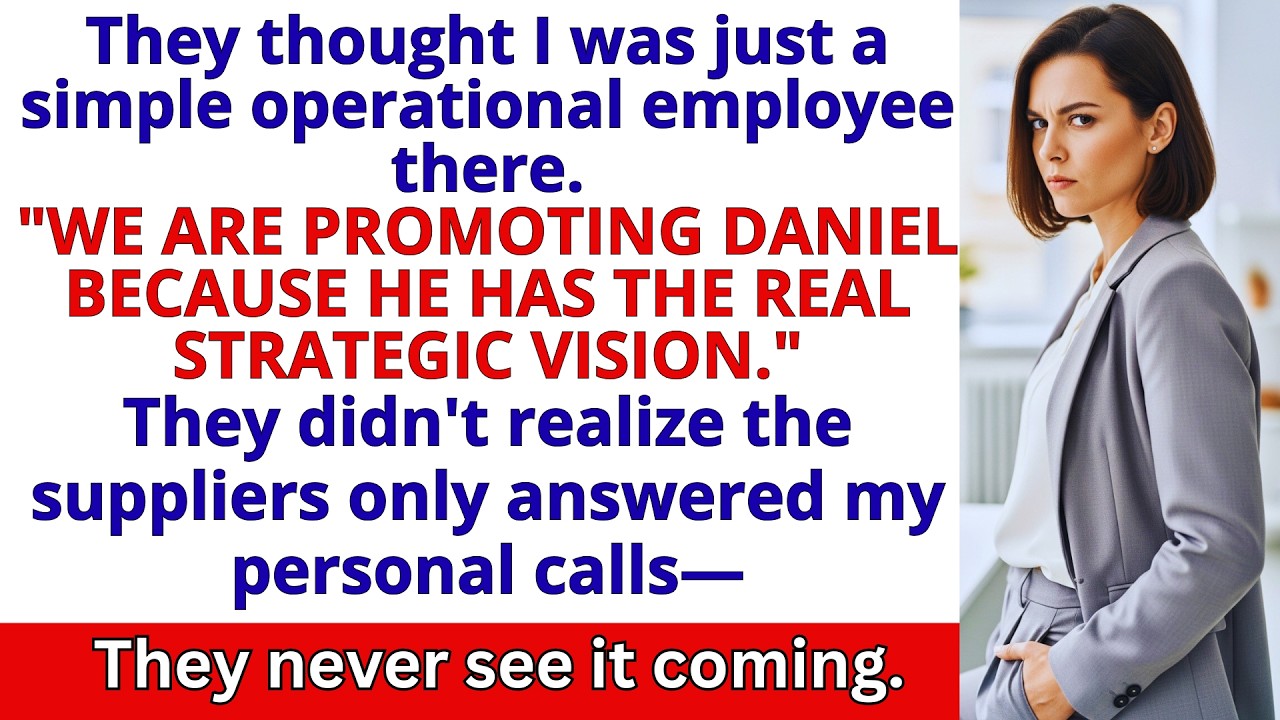 After 12 Years of Loyalty, They Stole My Promotion. 90 Days Later. 41 Key Suppliers Collapsed...