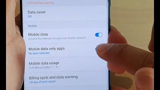 How to Enable / Disable Mobile Data Only Apps on Galaxy S20 / Ultra / Plus