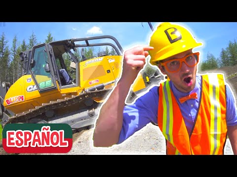 Blippi Español - Bulldozer | Camiones de Construcción para Niños | Canciones Infantiles