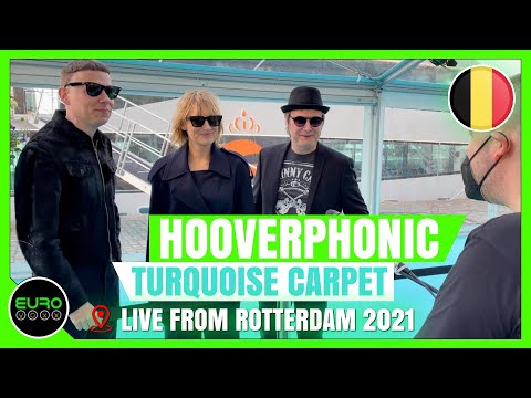 BELGIUM EUROVISION 2021: Hooverphonic - The Wrong Place (TURQUOISE CARPET INTERVIEW)
