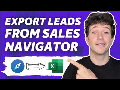 How To Export Leads From Linkedin Sales Navigator To Excel - Export Lists From Sales Navigator