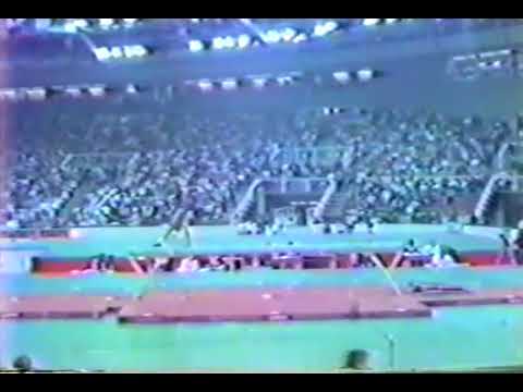 3rd T GDR Sylvia Rau BB   1983 World Gymnastics Championships 9 800
