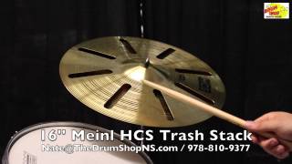 Video thumbnail for Meinl HCS Trash Stack 16'' - The Drum Shop North Shore by Nate Morrison Drums