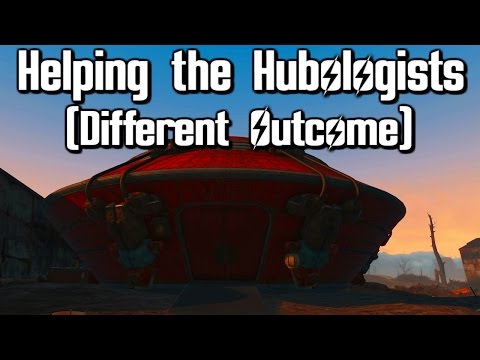 Fallout 4 Nuka World - Helping the Hubologists (Different Outcome)