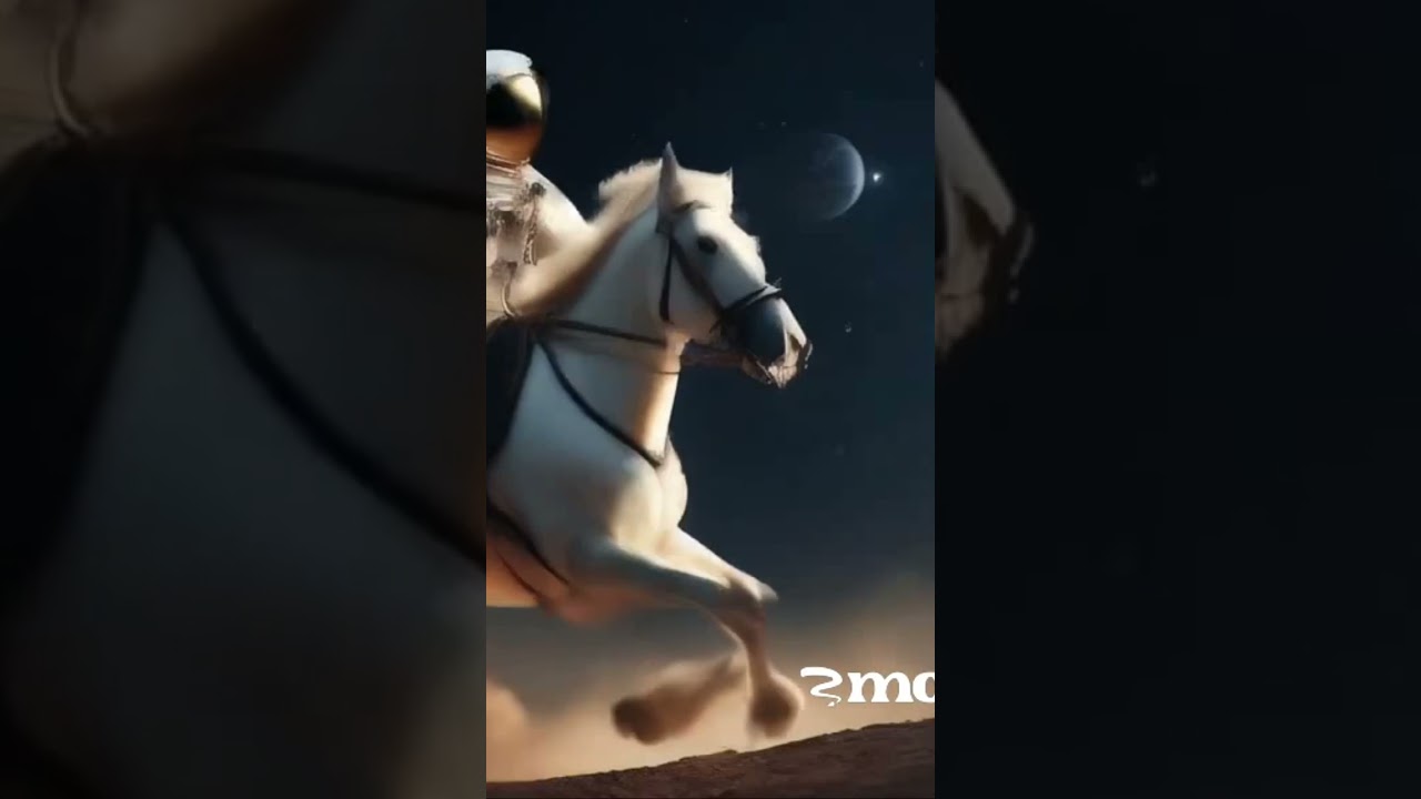 Testing Monet AI - Astronaut riding a horse   #aivideo #Monet #artificialintelligence #TestingAI