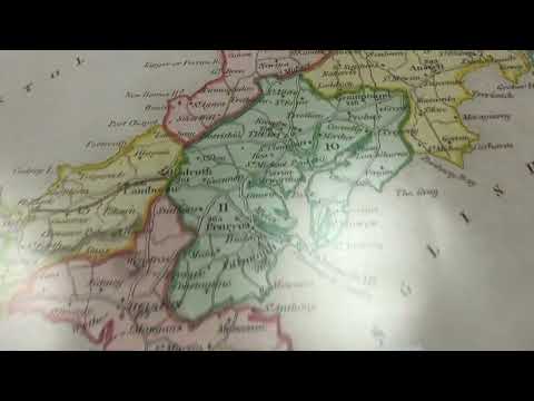 Antique map of Cornwall, 1840 | SKU: 189414