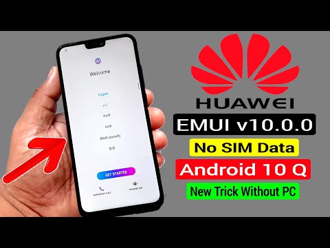 Honor 8X (JSN-L42) Google Account/FRP Bypass |No SIM Data |EMUI v10.0.0 ANDROID 10 Without PC