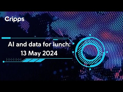 AI and data for lunch: May 2024