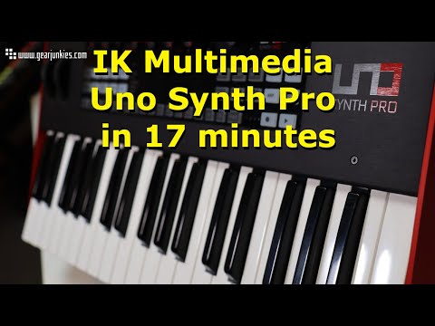 IK Multimedia Uno Synth Pro in 17 minutes