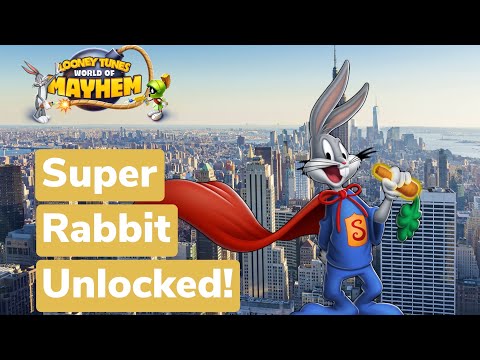 Super-Rabbit Unlocked in Looney Tunes World Of Mayhem!