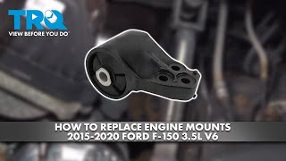 How to Replace Engine Mounts 2015-2020 Ford F-150 3.5L V6