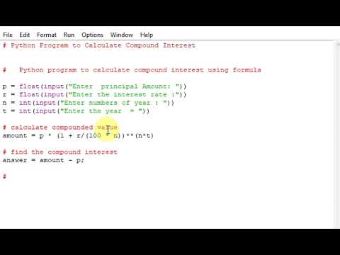 Python Program To Calculate Compound Interest Using Formula