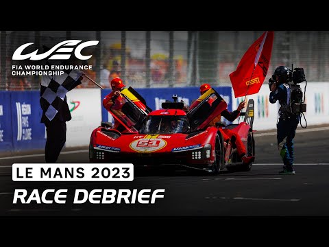 WEC 第4戦 ル・マン24時間レース レースフィニッシュハイライト動画