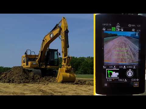 Förarinstruktioner, Cat 320 Next Generation: Grade Assist Bucket