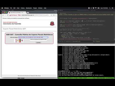 First coding in Clojure