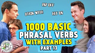 1000 BASIC PHRASAL VERBS With Examples | PART 13 | Blow Away, Rip Off, Turn On..