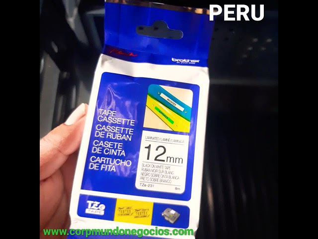 Vídeo relacionado con Brother TZeFA3 - Cinta textil, Longitud: 3 m, Para rotuladoras Ptouch (PT), Texto azul sobre fondo Blanco, Ancho: 12 mm