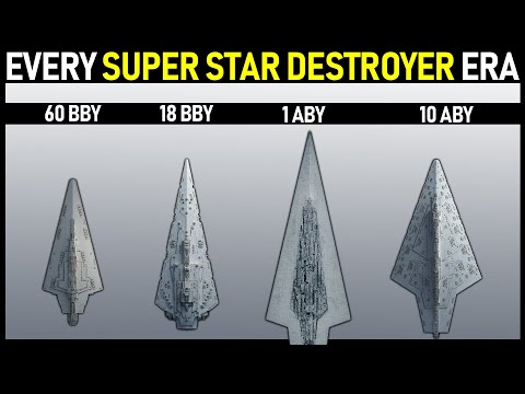 EVERY Era of Super Star Destroyer and Dreadnought (Star Wars Legends)