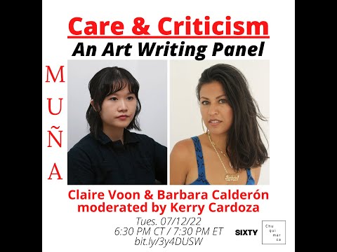 Care & Criticism: An Art Writing Panel