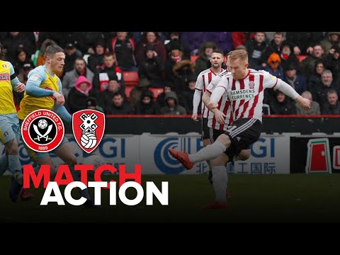Blades 2-0 Rotherham - match action