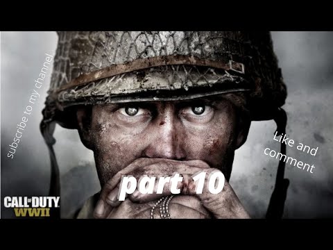 CALL OF DUTY WW2 Walkthrough Gameplay Part 10 -  AMBUSH  - Campaign Mission 10 COD World War 2)