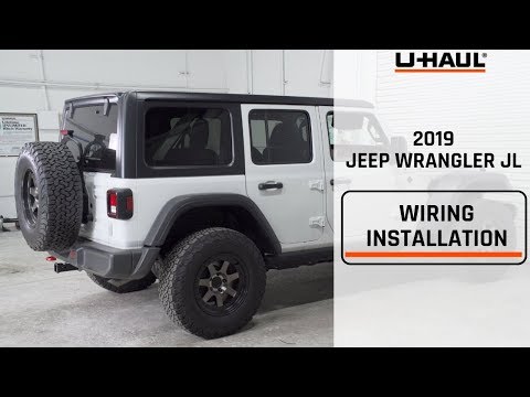 2019 Jeep Wrangler JL Trailer Wiring Harness Installation