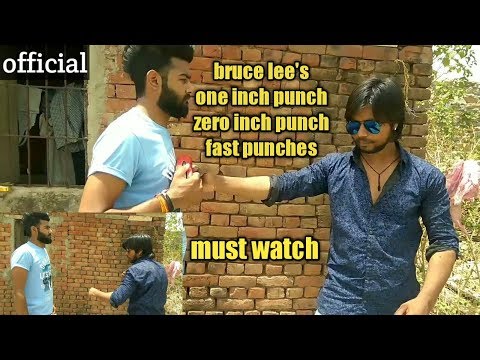 Bruce lee's one inch and dk yoo zero inch punch marital arts speed punches