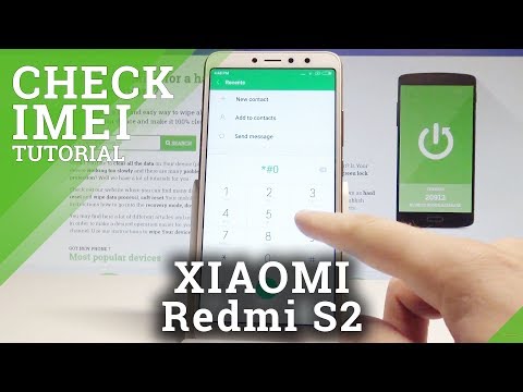 How to Check IMEI Number in XIAOMI Redmi S2 - Serial Number Access |HardReset.Info