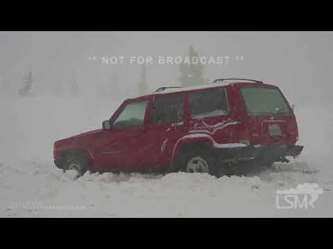 12-10-2022 Donner Pass, CA I-80 shut down - slide offs - Heavy Snow