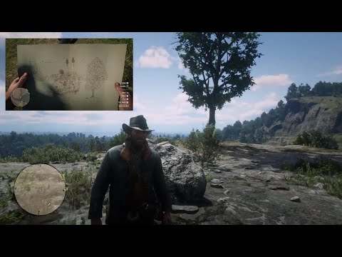 RDR2 How to find the Sketched Map treasure