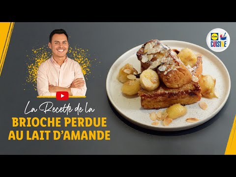 Brioche perdue au lait d'amande et bananes caramélisées | Lidl Cuisine
