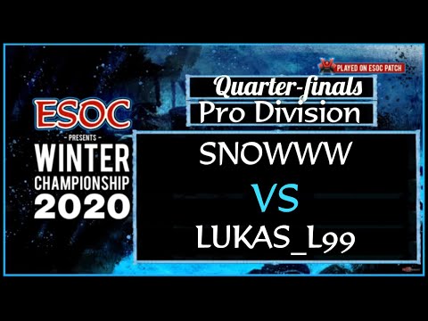 [AoE3] snowww vs Lukas_L99 (Bo7) — Pro Division Quarter-Finals — ESOC Winter Championship 2020