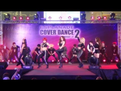 150426 4Mini cover 4Minute - Who's Next + Huh + Crazy + Red + Whatcha Doin' Today @Esplanade (Semi)