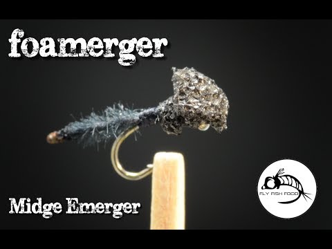 Foamerger Midge Emerger - Fly Tying Lesson Video Tutorial by Curtis Fry