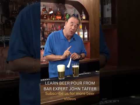 LEARN BEER POUR FROM BAR EXPERT - JON TAFFER