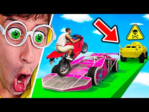 FACE TO FACE 99.99999% TROLL in GTA 5 😂!! (Mega Ramp Brothers)