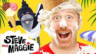 Steve and Maggie Play on the Beach | Wow English TV | Free Printables