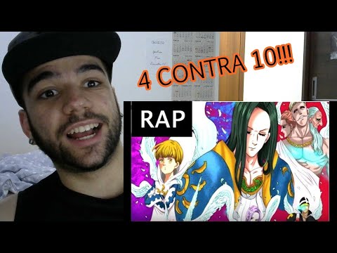 REACT - Rap do Clã das deusas - 4 arcanjos ( Nanatsu no Taizai )| 41 Feat:Sting,Épico,R.urbe,Wlo